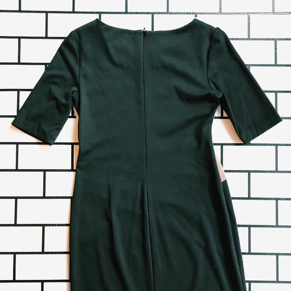 Connected Apparel Color Block Dress - Picture 3 of 4